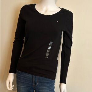 Tommy Hilfiger Black Long Sleeve Tee